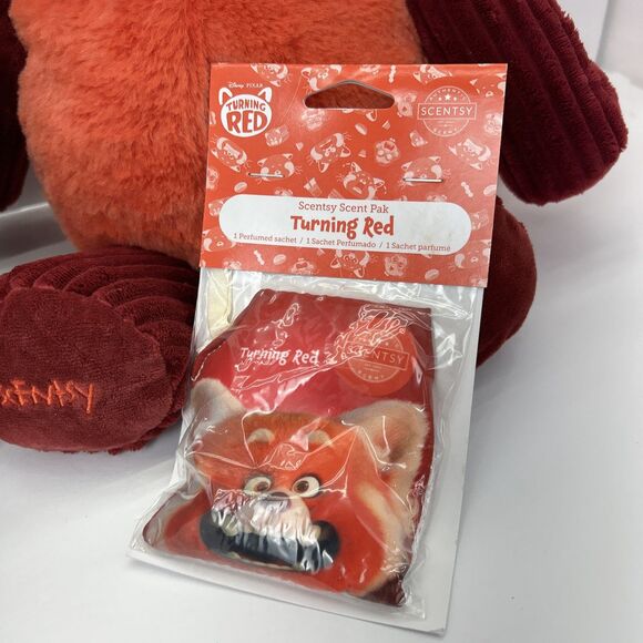 Scentsy Disney's Pixar RED PANDA MEI Scentsy Buddy Scent Pak Turning Red NIOB - Picture 2 of 12